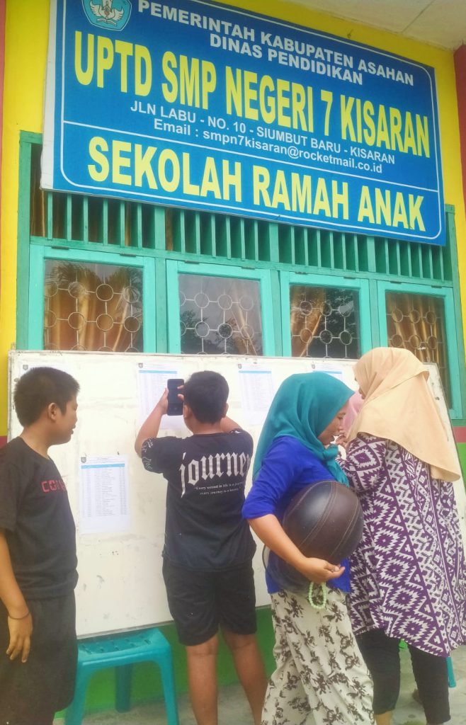 Pengumuman Seleksi SMPN 7 Kisaran dan Pendaftaran Ulang Dimulai Besok