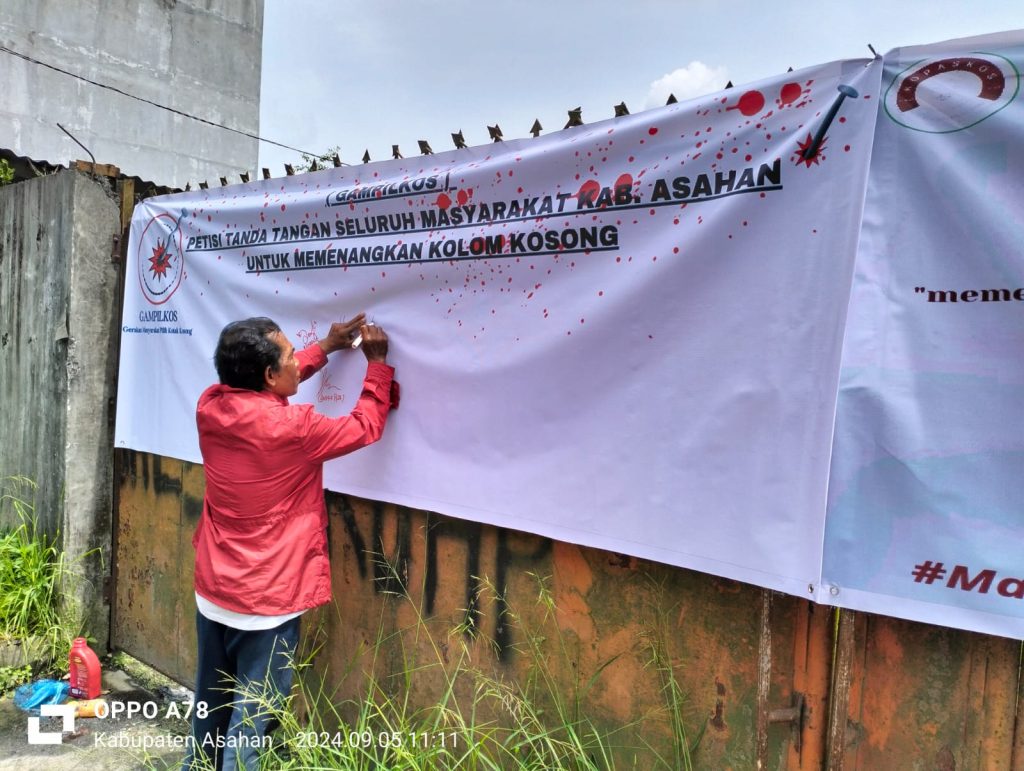 Petisi Memilih Kolom Kosong Pilkada Asahan Diminati Warga yang Menolak Calon Tunggal