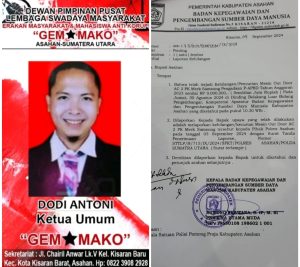 Terjadi Pencurian di Kantor Bupati, Ketua GEMMAKO Menilai Bupati Asahan Lemah Jadi Pemimpin di Asahan