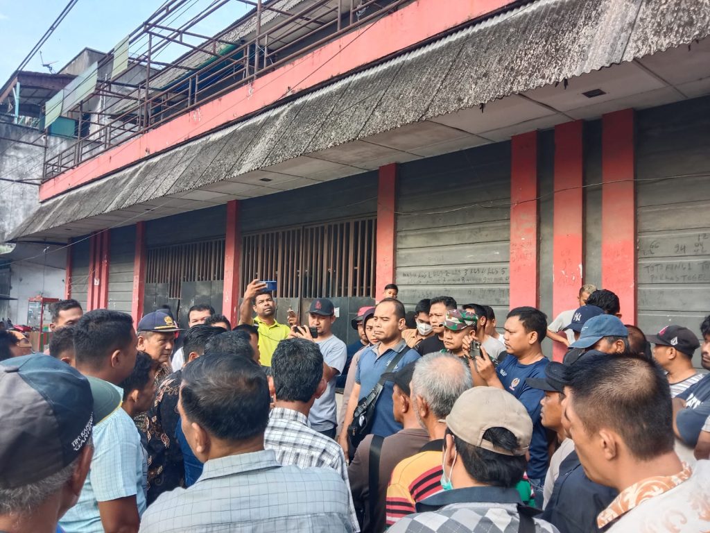 Dulu Aset Pemkab Asahan, Eks Pasar Kisaran Mau Diukur ATR/BPN, Warga Ramai Ramai Menolak