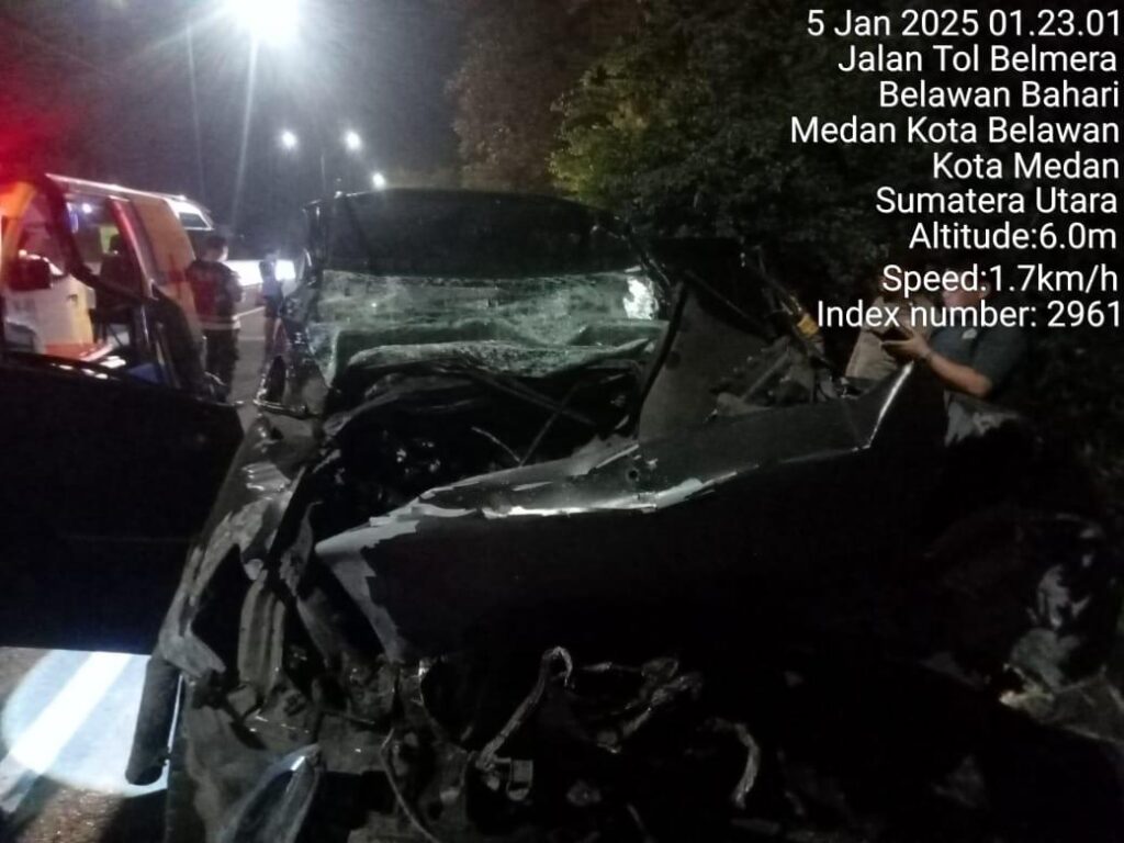 Wakapolres Pelabuhan Belawan, Meninggal Dunia Akibat Kecelakaan di Jalan Tol Belmera Medan