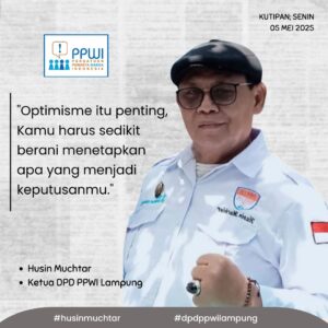 Husin Muchtar: Optimisme dan Keberanian Menentukan Arah