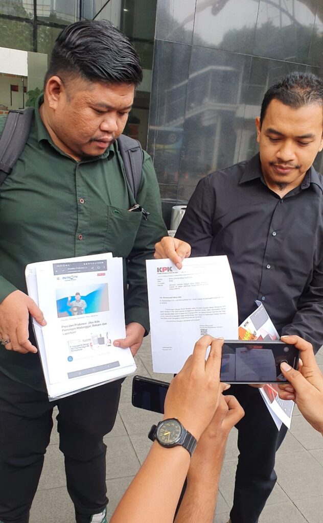 Irfan Desak Presiden Prabowo Usut Kasus Suap DPD RI: “Dukung Anak Muda Berantas Korupsi!”
