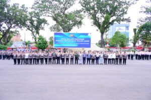 Apel Operasi Patuh 2025 Digelar di Mapolda Jambi, Kapolda: Tertib Berlalu Lintas Adalah Cermin Budaya Bangsa