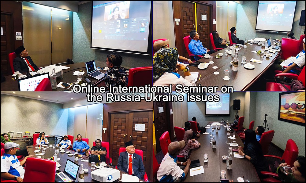 PPWI Advokasi Perdamaian dan Perlindungan Pers dalam Seminar Internasional Rusia-Ukraina