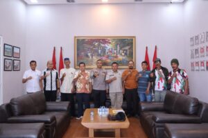 Satgas HKTI Asahan Kunjungi Polres Asahan, Dukung Program Ketahanan Pangan Nasional