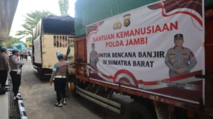 Polda Jambi Kirim Bantuan Kemanusiaan untuk Korban Bencana Sumbar