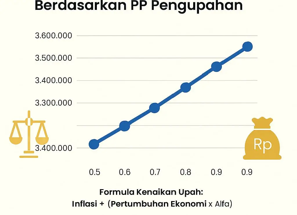 Simulasi Kenaikan UMK Kabupaten Asahan Tahun 2026 Berdasarkan PP Pengupahan