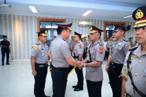 Kapolda Jambi Pimpin Sertijab Pejabat Utama dan Kapolres Jajaran