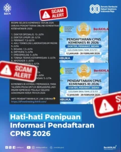 Beredar Informasi Seleksi Kemenkes 2026, Prof. Zudan: Itu Hoaks, Rekrutmen ASN Terintegrasi dan Diawasi BKN