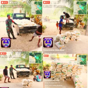 Bulog Saumlaki Salurkan Bantuan Pangan ke Wuarlabobar di Tengah Cuaca Ekstrem