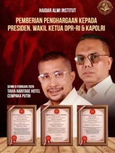 Haidar Alwi Institute Gelar Rakernas, Siapkan Penghargaan Konseptual untuk Tiga Pilar Negara