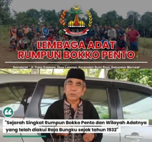 Jejak Rumpun Bokko Pento di Morowali: Diakui Raja Bungku Sejak 1932