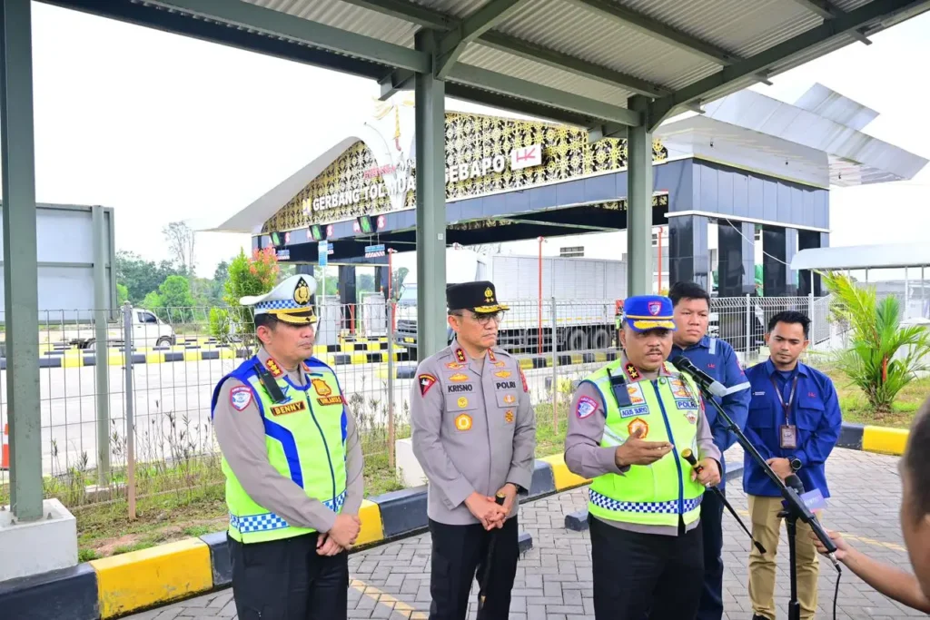 Kakorlantas Polri Tinjau Tol Bayung Lencir–Tempino Jelang Mudik Lebaran 2026, Tegaskan Larangan ODOL Saat Operasi Ketupat