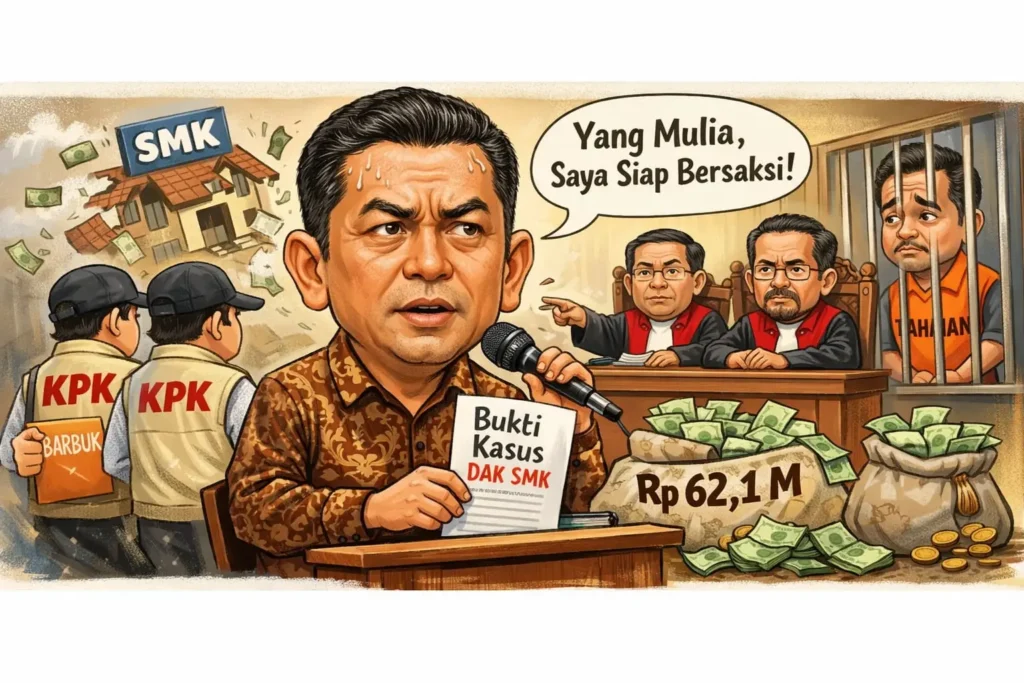 Mantan Kadisdik Jambi Varial Adhi Putra Bersaksi di Sidang Korupsi DAK SMK Rp62,1 Miliar, Kerugian Negara Rp21,8 Miliar