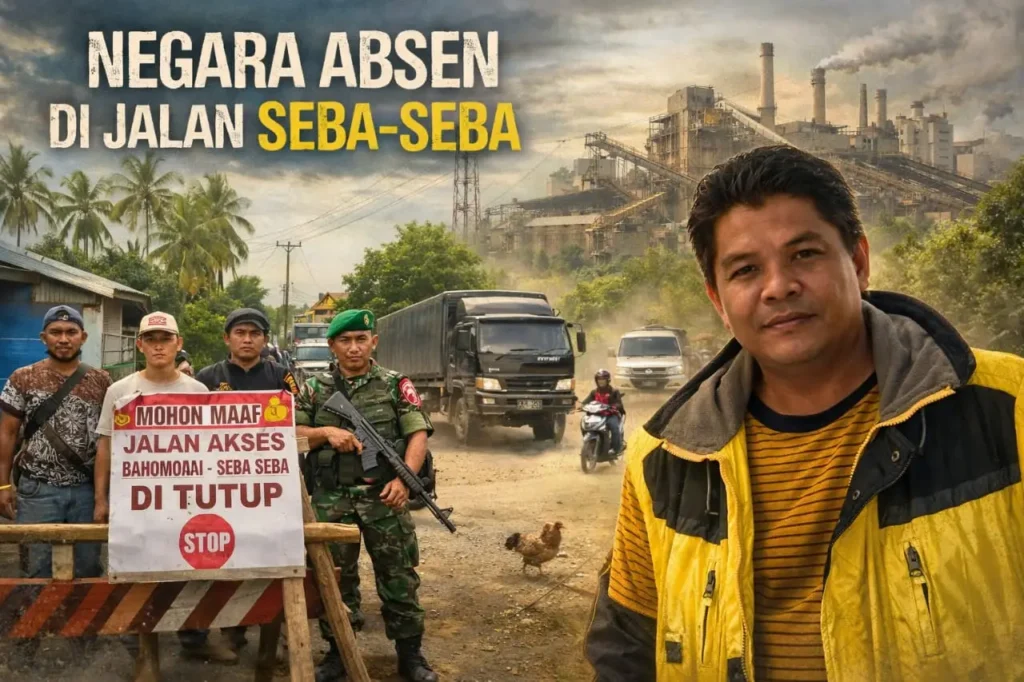Blokade Jalan Seba-Seba: Protes Warga, Dugaan Pungli, dan Negara yang Terlambat Hadir