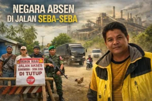 Blokade Jalan Seba-Seba: Protes Warga, Dugaan Pungli, dan Negara yang Terlambat Hadir