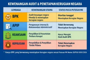 MK Tegaskan BPK Satu-Satunya Lembaga Penentu Kerugian Negara