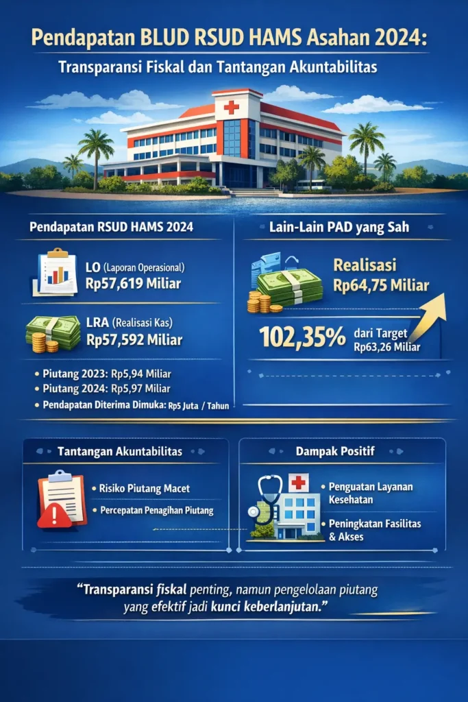 Pendapatan BLUD RSUD HAMS Asahan 2024: Transparansi Fiskal dan Tantangan Akuntabilitas