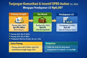 Piutang dan Pendapatan LO DPRD Asahan 2024: Transparansi Fiskal di Persimpangan Akuntabilitas