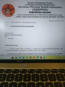 LSM GERPPIN Asahan Akan Gelar Aksi Unjuk Rasa Tuntut Dugaan Mark Up Dana Kesra