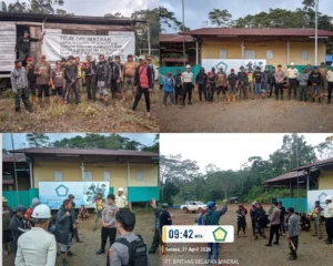 Aksi Unjuk Rasa Masyarakat Adat Rumpun Bokko Pento Tolak Aktivitas Tambang PT. BDW di Tetenona–Sampala