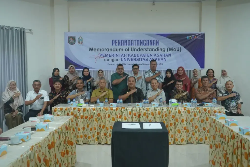 Bupati Asahan Tandatangani MoU dengan UNA: Kebijakan Harus Berbasis Kajian Ilmiah