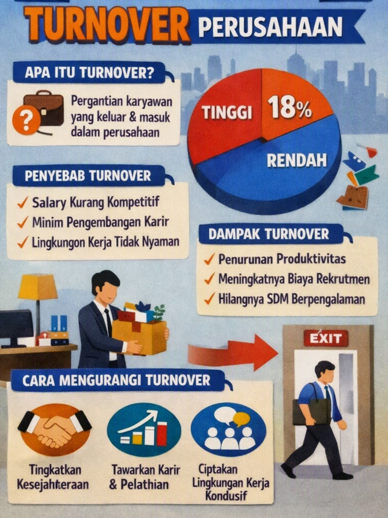 Memahami Turnover Tenaga Kerja: Jenis, Cara Hitung, dan Dampaknya bagi Perusahaan