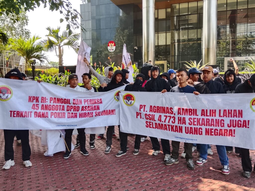 PMPRI Demo di KPK, Desak Pemeriksaan 45 Anggota DPRD Asahan