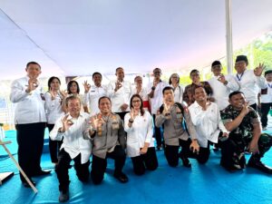Uskup Agung Jakarta Letakkan Batu Pertama Gereja TNI-Polri di Bekasi