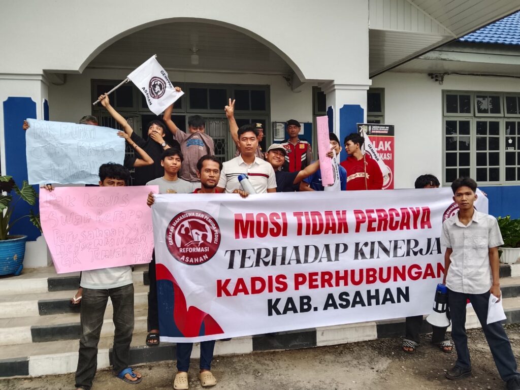 GEMPPAR Asahan Unjuk Rasa di Tiga Lokasi, Desak Kadis Perhubungan Dicopot dan Diperiksa