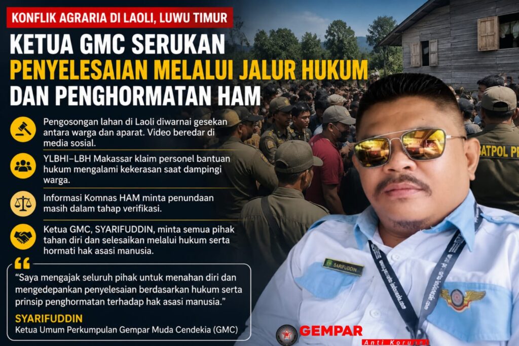 Ketua GMC Serukan Penyelesaian Konflik Laoli Melalui Jalur Hukum dan Penghormatan HAM