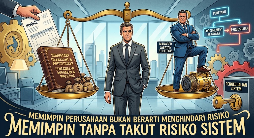 KETIKA ATURAN BERHADAPAN DENGAN JABATAN : “Memimpin Perusahaan Bukan Berarti Menghindari Risiko”