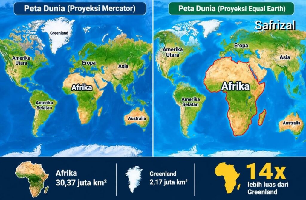 Majelis Umum PBB Sahkan Resolusi Gunakan Peta Proyeksi Equal Earth untuk Koreksi Distorsi Ukuran Benua