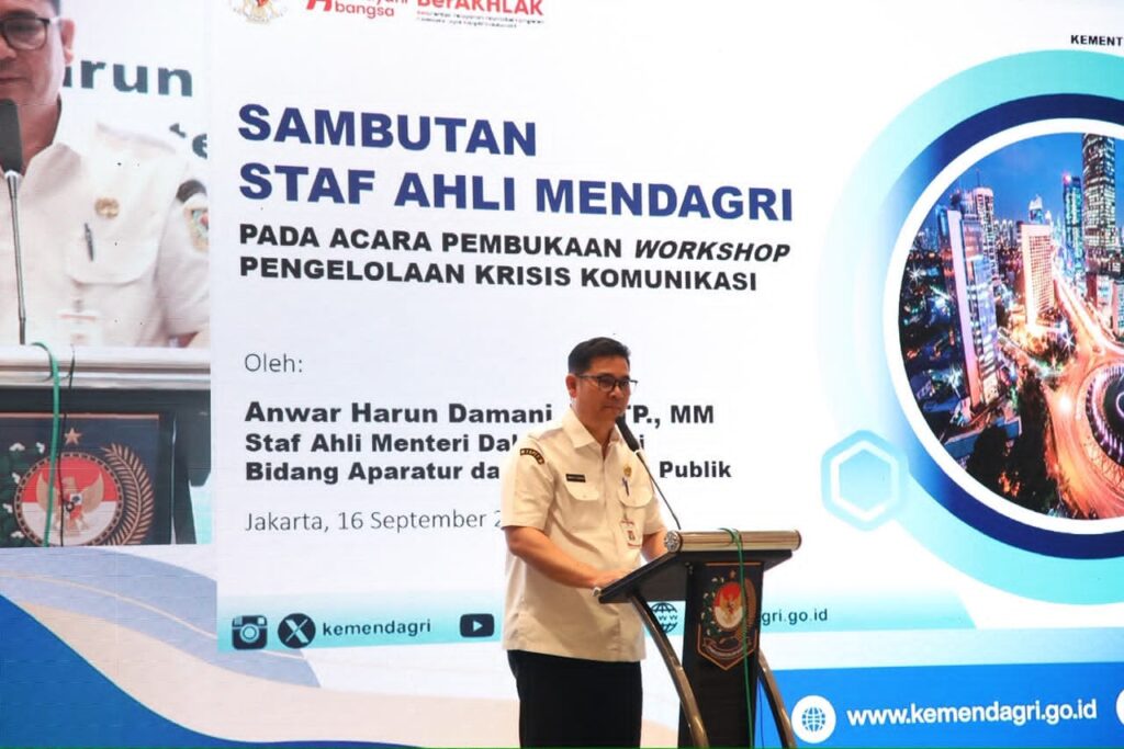 Kemendagri Dorong Pengelolaan Krisis Komunikasi Pemerintah secara Cepat dan Berbasis Data