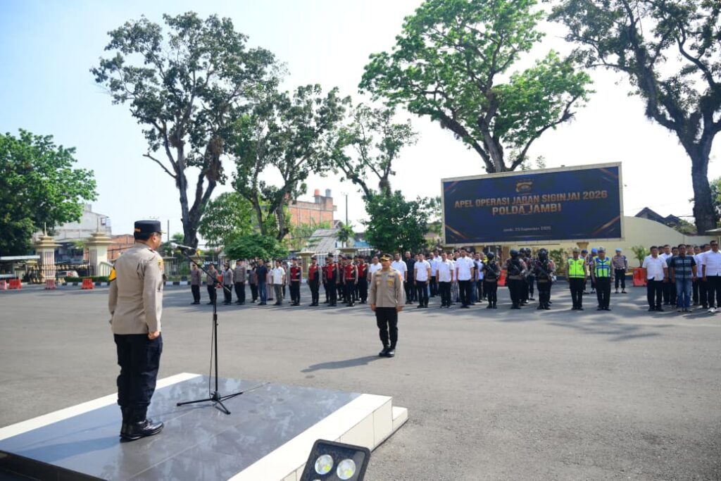 Operasi Jaran Siginjai 2026 Dimulai, Polda Jambi Buru Pelaku Curanmor Selama 20 Hari