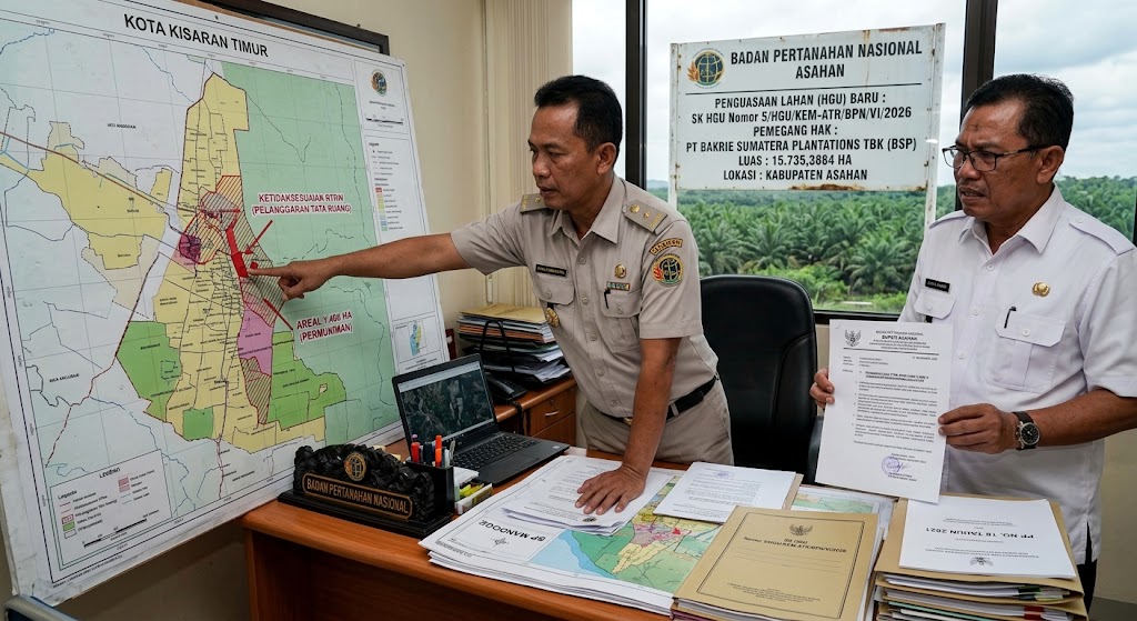 Dari HGU Berakhir, Tabrak RTRW hingga Terbitnya SK Baru: Ada Apa di Balik HGU PT BSP di Asahan?
