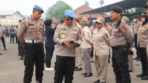 Bid Propam Polda Jambi Gelar Gaktibplin di Polresta Jambi, Cek HP dan Tes Urin Personel