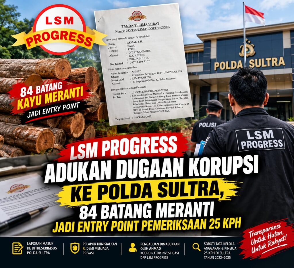 Mengurai Sengkarut 25 KPH Sultra: 84 Batang Meranti Jadi Pintu Masuk Penyelidikan Dugaan Korupsi RHL